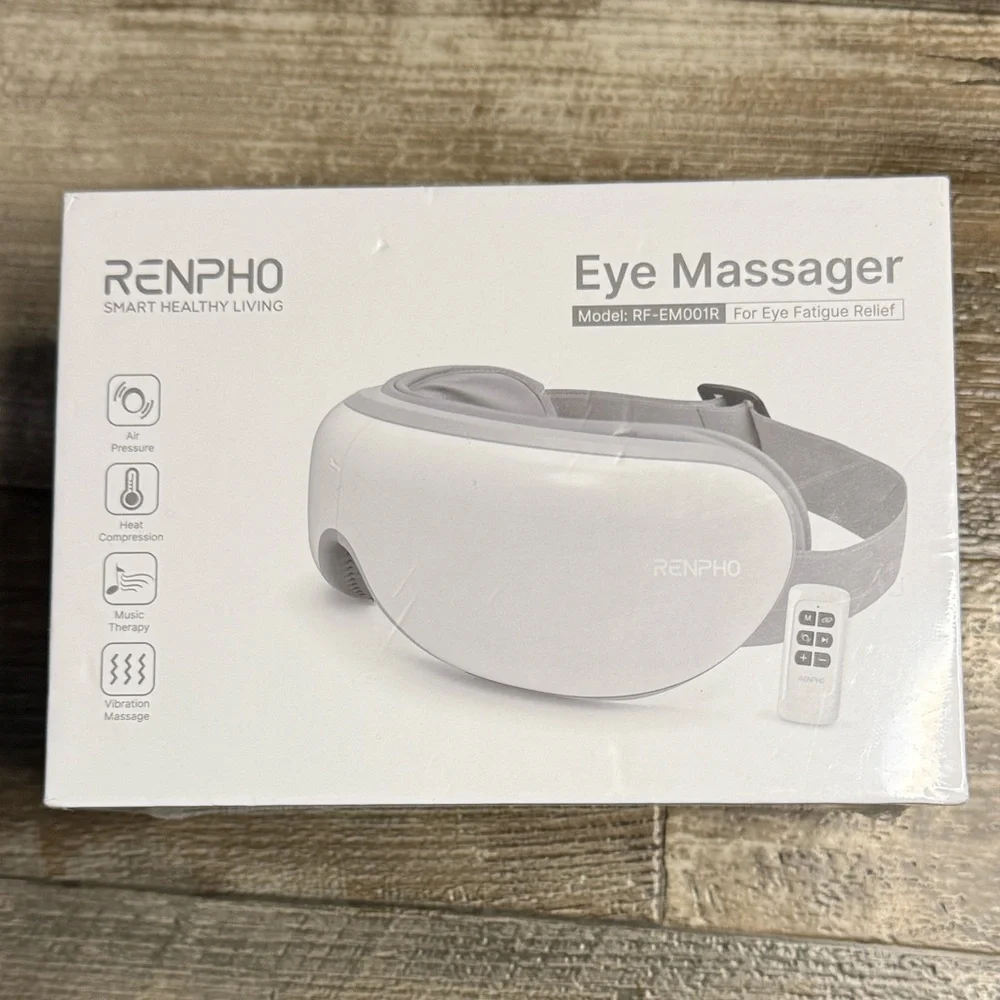 RENPHO White Eye Massager with Remote
